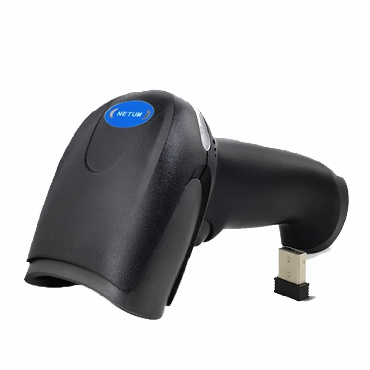 NTEUM F1900 Sem Fio Código de Barra de Luz Vermelha Scanner Leitor de Handheld Scanner de Código de Barras Portátil Para Armazéns de Lojas