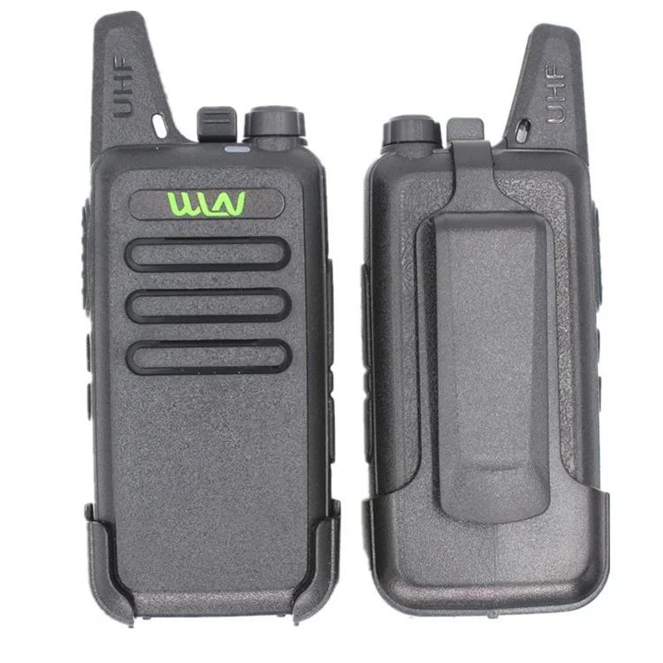 WLN KD-C1 2pcs / Definir Mini Walkie-talkie Portátil Sem Fio Bidirecional Rádio Para Restaurante / Local de Construção / Hotel - Plugue da ue