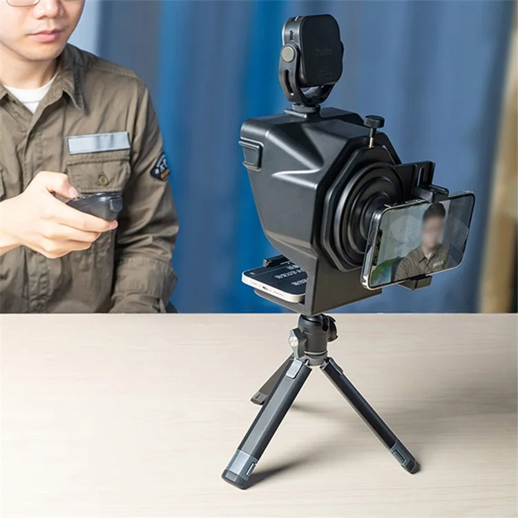 Teleprompter per telefono cellulare portatile per interviste, live streaming video e registrazione