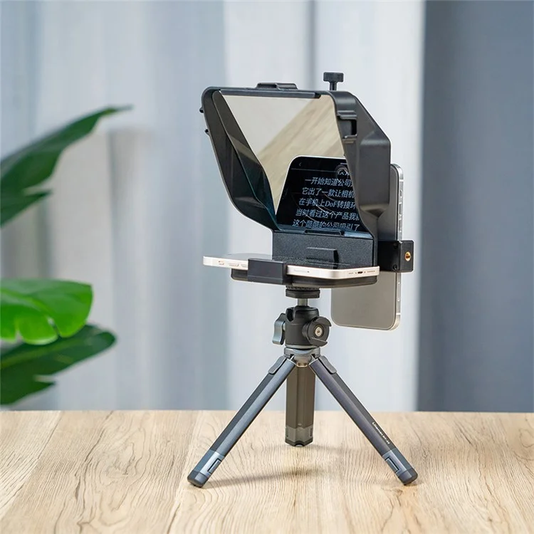 Teleprompter per telefono cellulare portatile per interviste, live streaming video e registrazione
