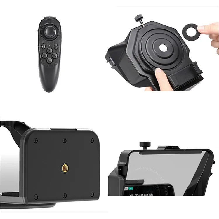 Teleprompter per telefono cellulare portatile per interviste, live streaming video e registrazione