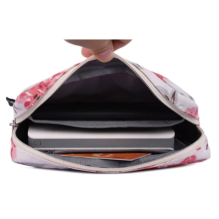 Canvasartisan H10-S11 Beautiful Flower Pattern Travel Cable Organizer Accessori Accessori Casi