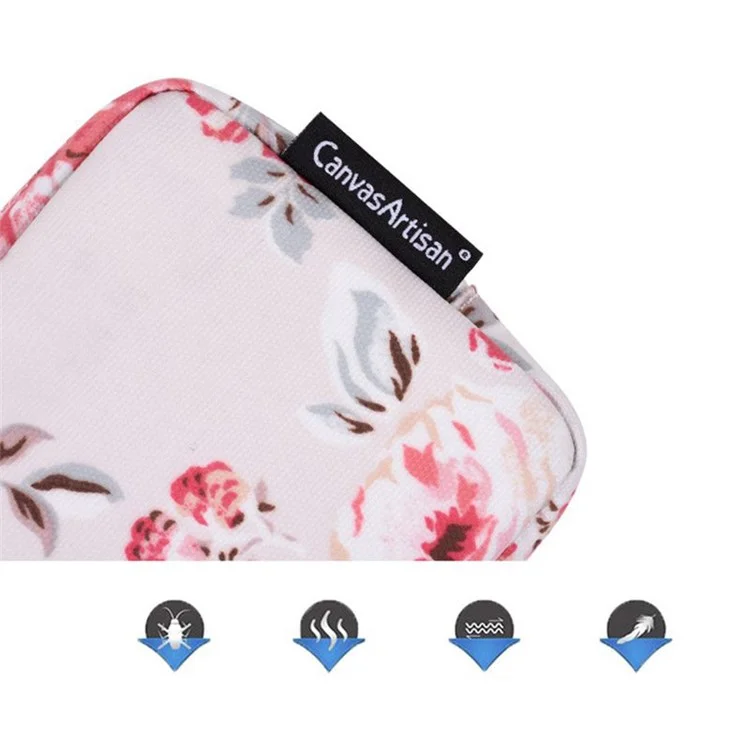 Canvasartisan H10-S11 Beautiful Flower Pattern Travel Cable Organizer Accessori Accessori Casi