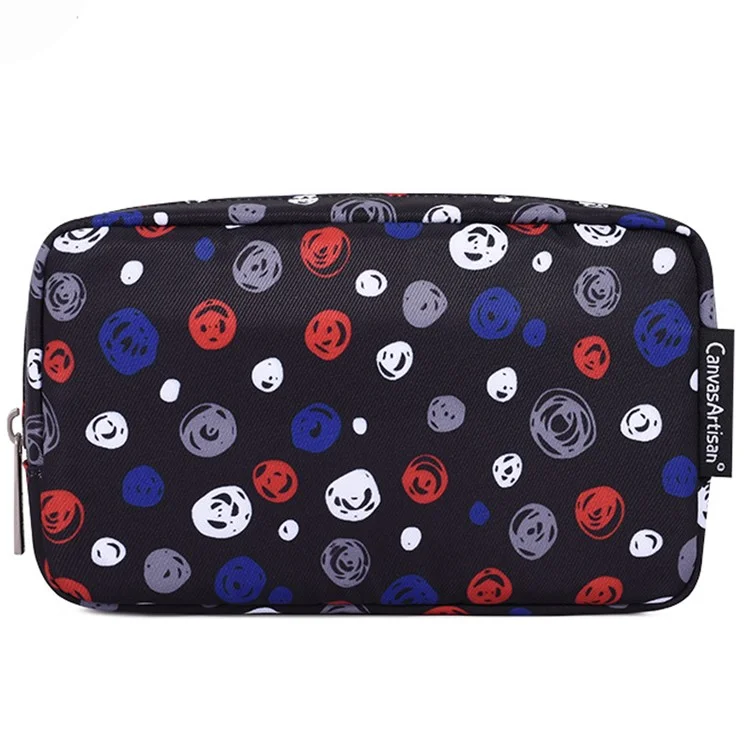 Canvasartisan H13-S11 Sac De Rangement À Motif Polka Dot Pour Accessoires Numériques Chargeur De Téléphone Sac Pouch Souris