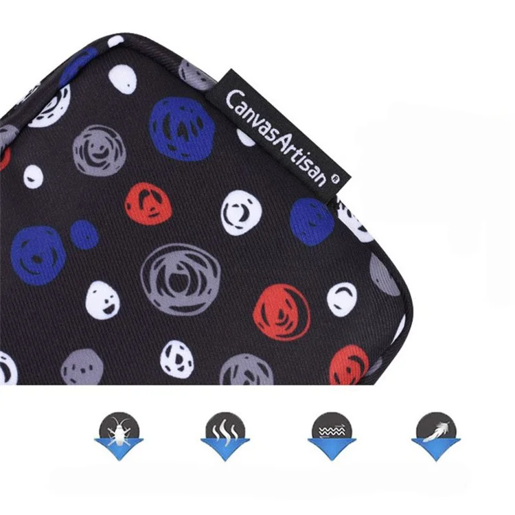 Canvasartisan H13-S11 Sac De Rangement À Motif Polka Dot Pour Accessoires Numériques Chargeur De Téléphone Sac Pouch Souris