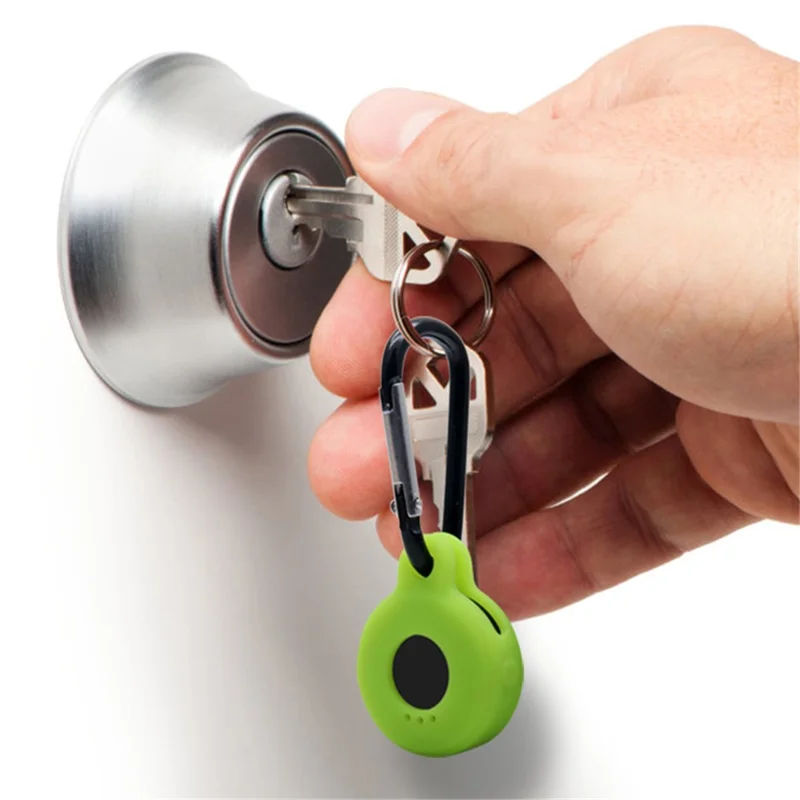 Shockproof Silicone Case for Tile Sticker (2022) Bluetooth-compatible Tracker Finder Accessory Protective Cover Sleeve - Yellow