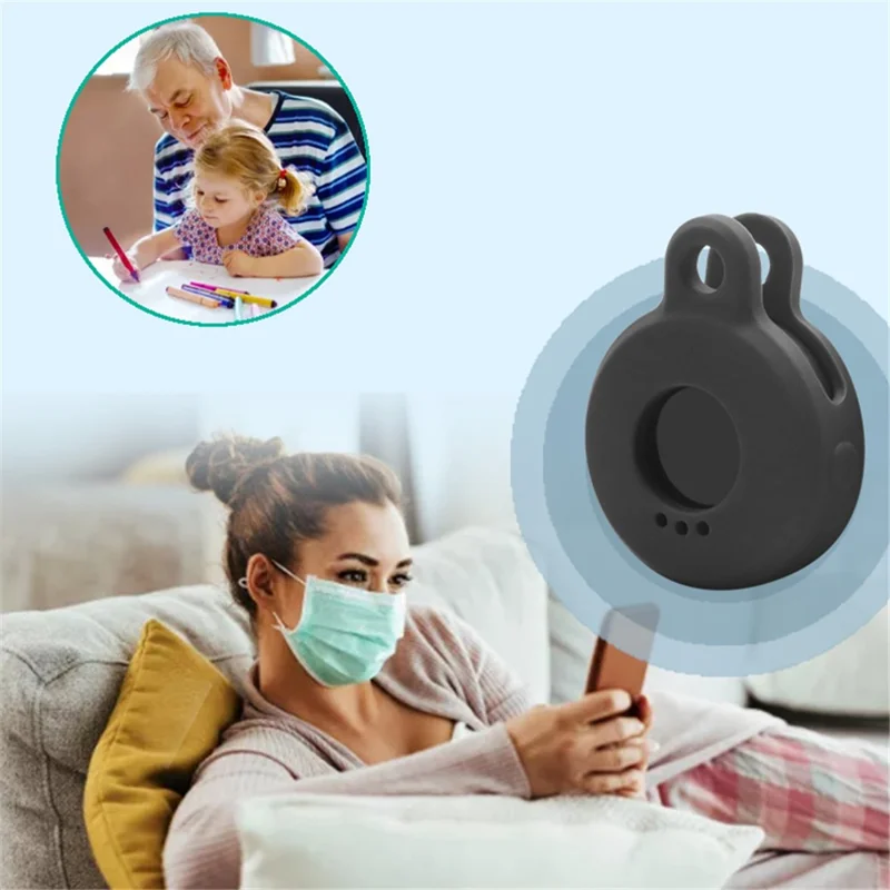 Shockproof Silicone Case for Tile Sticker (2022) Bluetooth-compatible Tracker Finder Accessory Protective Cover Sleeve - Yellow