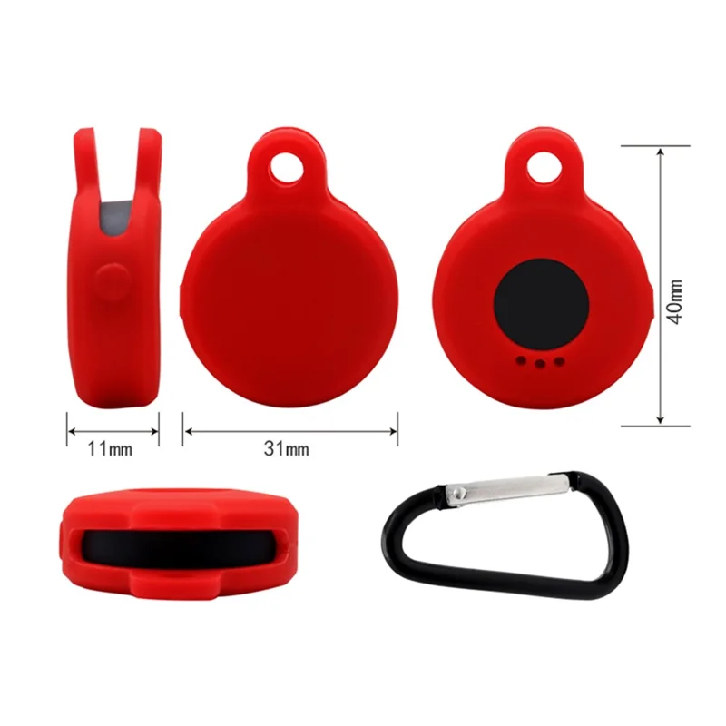 Shockproof Silicone Case for Tile Sticker (2022) Bluetooth-compatible Tracker Finder Accessory Protective Cover Sleeve - Yellow