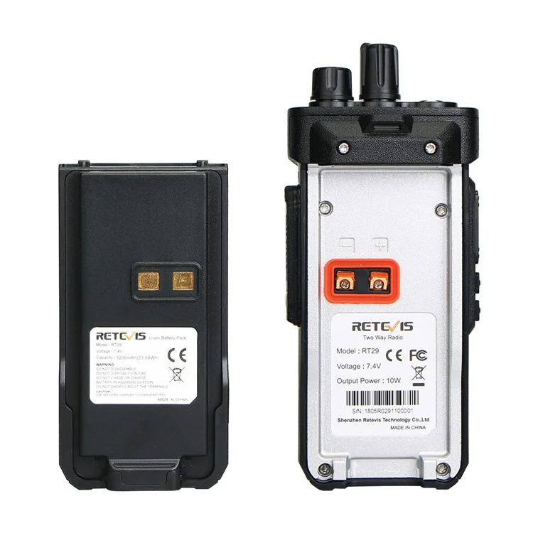 RETEVIS RT29 400-480 MHz Sprechfunkgerät 10W Walky Talky Handfunkgerät 