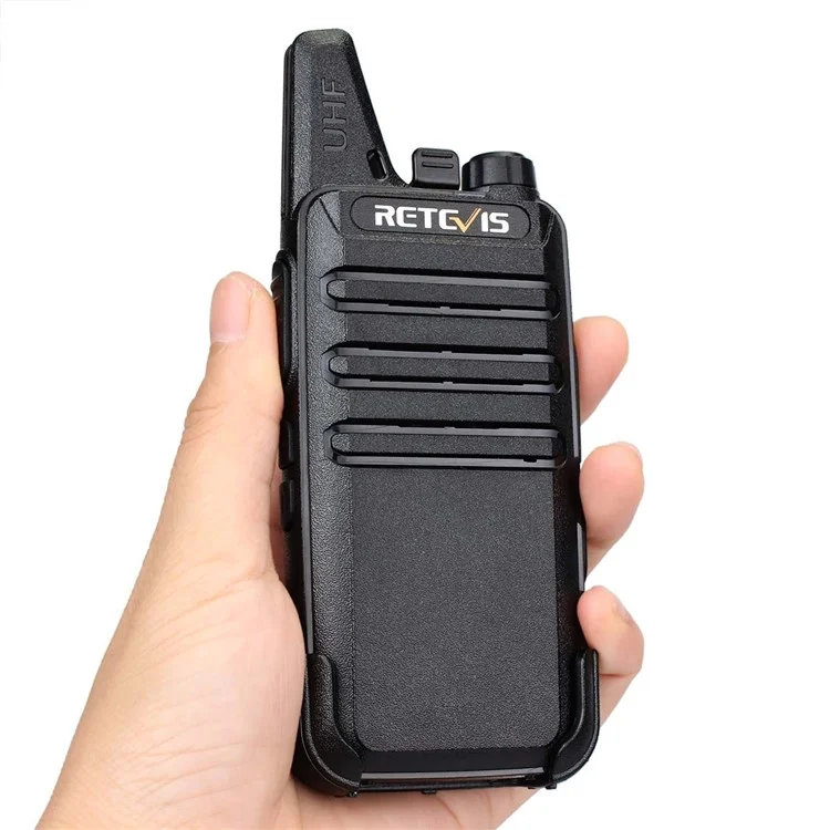 Retevis Rt622 1 Paar Mini Zwei Wege Lizenzfrei PMR Radio Walkie-Talkie (für Die Europäische Frequenz) - EU -stecker