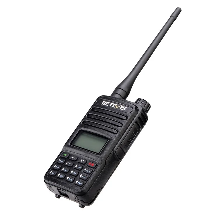 RETEVIS RT85 Professionelles Walkie-Talkie, Funkgerät mit Zweiwegefunk, VHF-UHF-Dualband, tragbar - US-Stecker