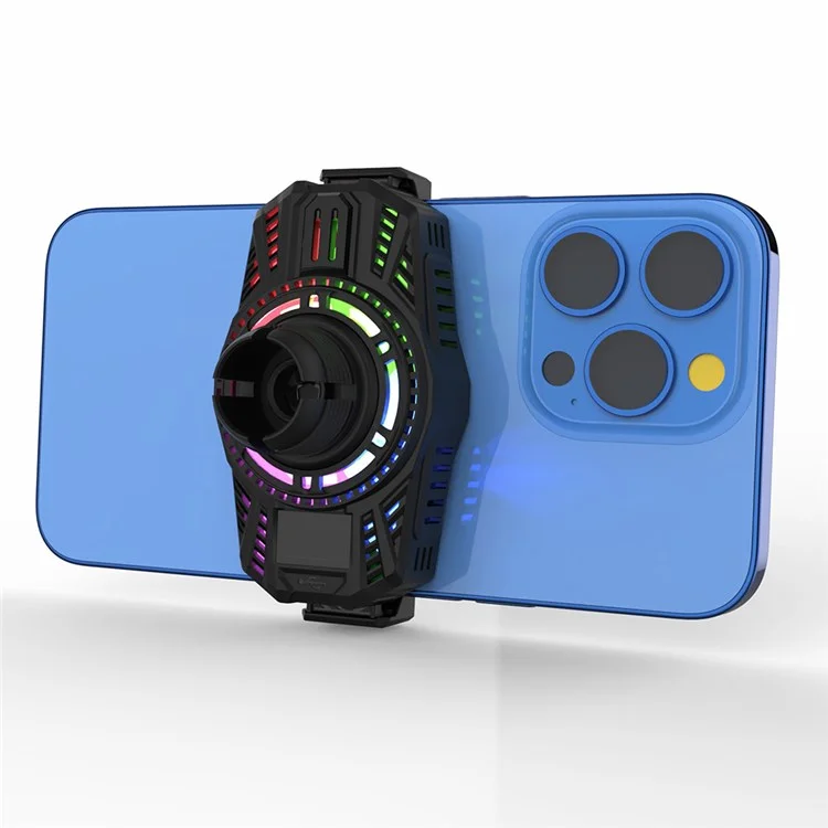 R-Just HZ20 Smartphone Kühlerkühler Universal-Handy-Mini-Kühllüfter Für Handy - Schwarz