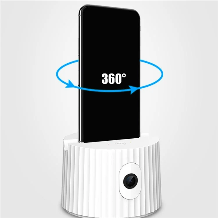 Elebest Y8 360-Grad-Rotation Auto Face Tracking Telefonhalter Smart Motion Bewegungssteuerung Automatische Rotary-Telefon-Desktop-Ständer Für Videoaufnahme Live-Streaming