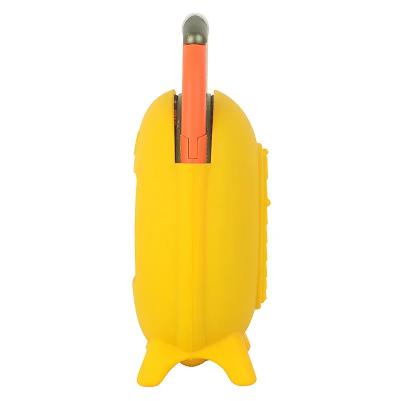 Voor JBL Flip 4 zachte siliconenhoes Bluetooth-compatibele luidspreker krasbestendige beschermhoes - Geel