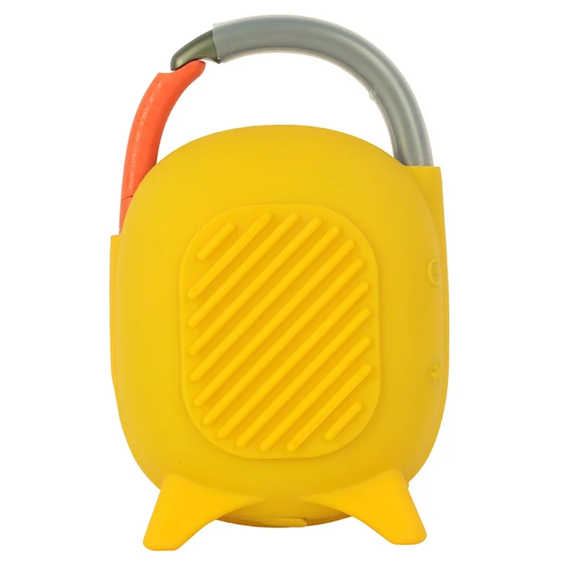 Voor JBL Flip 4 zachte siliconenhoes Bluetooth-compatibele luidspreker krasbestendige beschermhoes - Geel