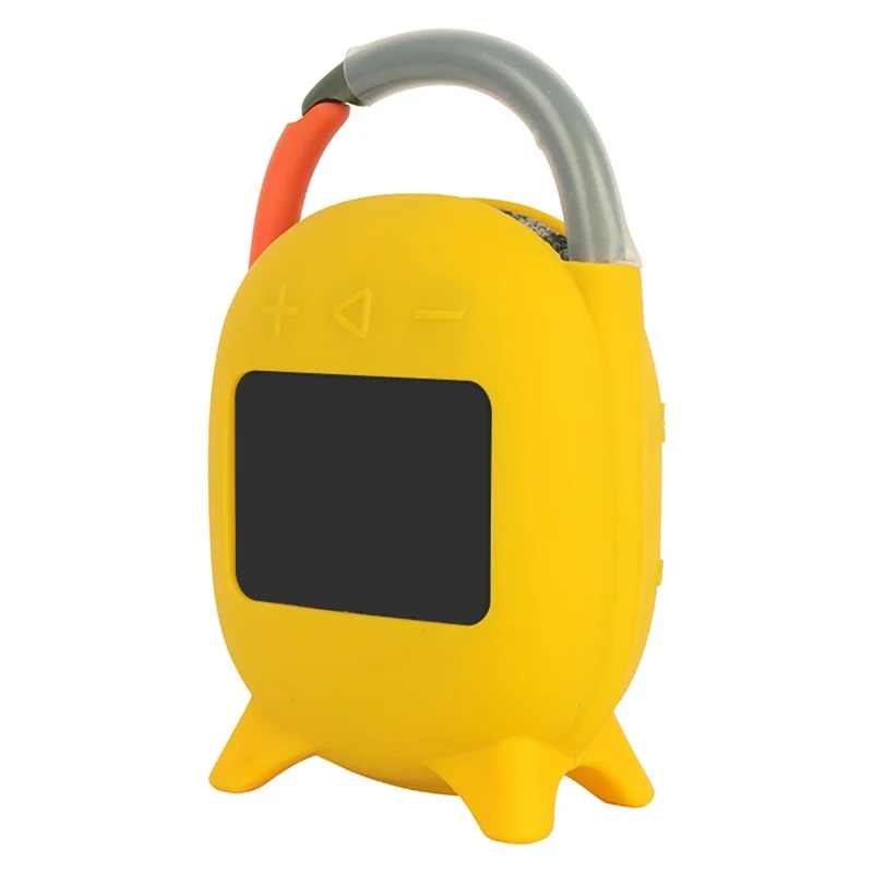 Voor JBL Flip 4 zachte siliconenhoes Bluetooth-compatibele luidspreker krasbestendige beschermhoes - Geel