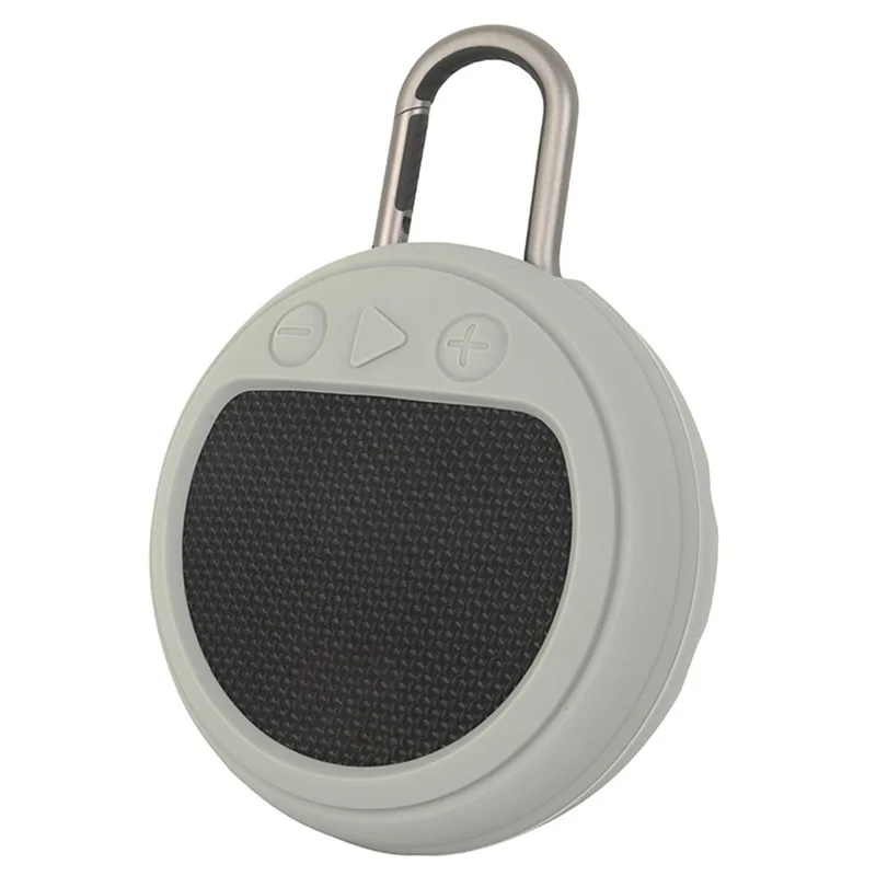 Чехол для динамика JBL Clip3 с поддержкой Bluetooth, защитный ударопрочный силиконовый чехол — серый