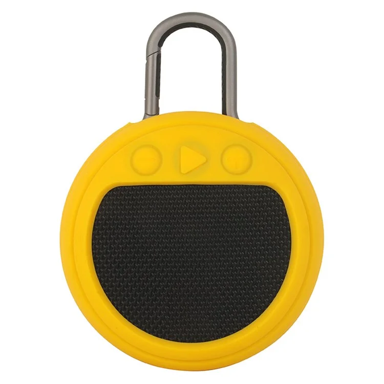 For JBL Clip3 Bluetooth-compatible Speaker Protective Case Shockproof Silicone Cover - Yellow