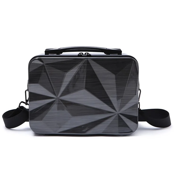 BKANO VR Glasses Carry Case for Oculus Quest 2 Brushed Shockproof Bag Portable Accessories Organization Box - Black