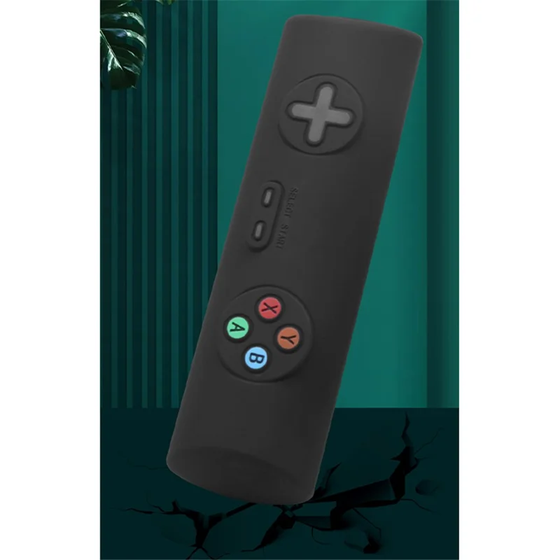 Shockproof Remote Controller Sleeve Anti-drop Silicone Cover for Amazon 2021 Fire TV Stick (3rd Gen) - Grey