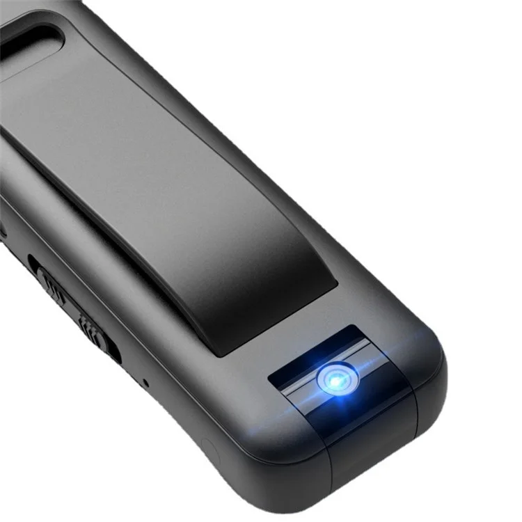 MROBO 16G Portable 1080P Enregistreur Vocal avec Clip Dorsal Caméra Rotative 180 Degrés Réduction du Bruit Appareil d'Enregistrement Audio