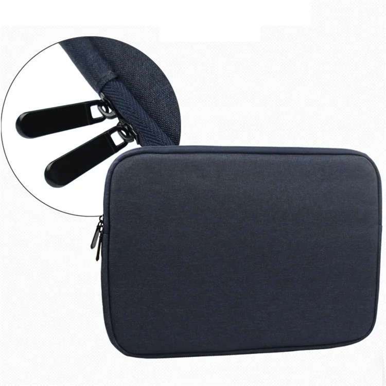 YOLINO QY-C016 Shockproof Sleeve Bag with Outer Pouch for 14-inch Laptops Portable Carry Case Anti-Scratch Storage Bag - Navy Blue