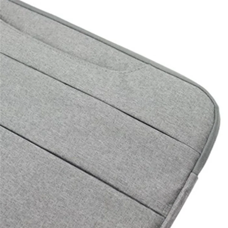 Yolino QY-C015 12 '' Bag de la Computadora Portátil Multifunción Manga de Computadora de Cuaderno de Estilo Simple Con Correa de Mango Oculto - Gris