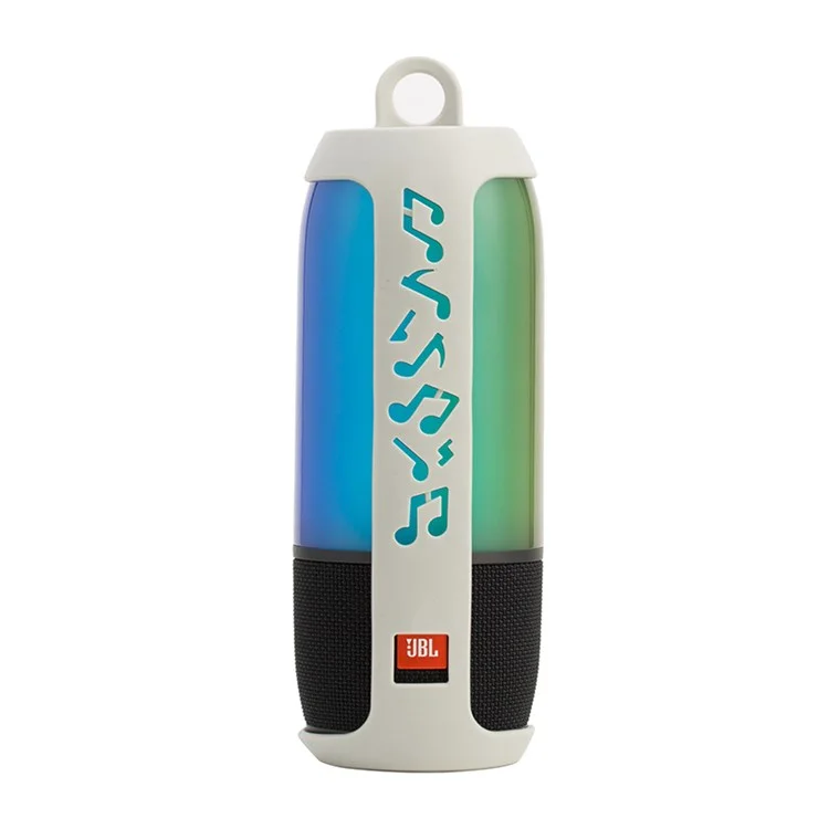 For JBL Pulse3 Silicone Protective Case Bluetooth-compatible Speaker Anti-drop Frame Cover - Grey