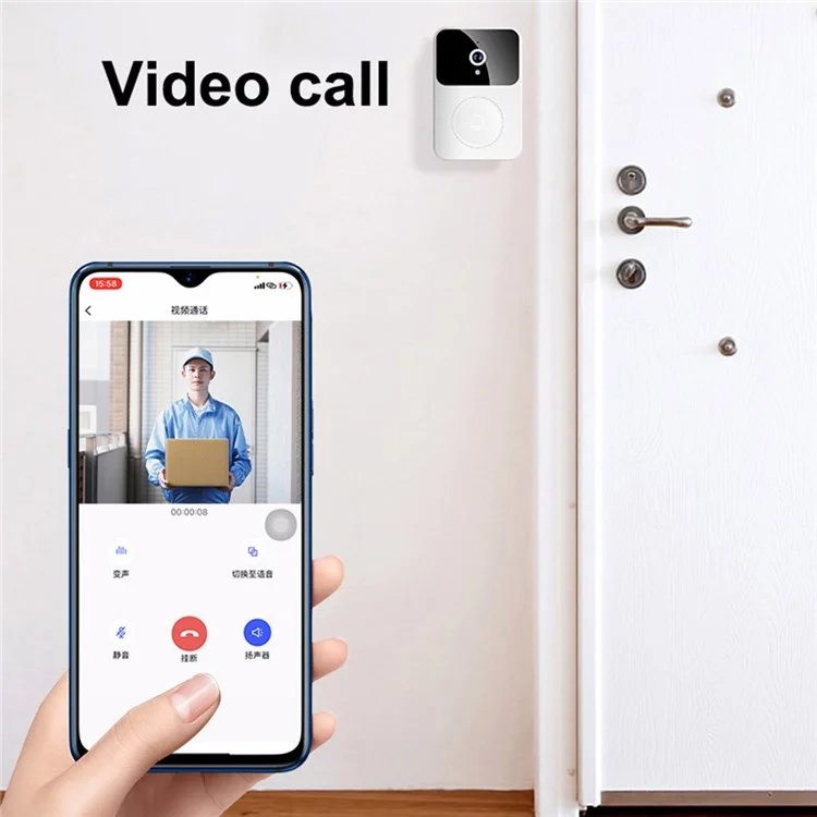 X9 Smart Doorbell Prend En Charge La Sonnerie De Sécurité De Sécurité De Sécurité Variable