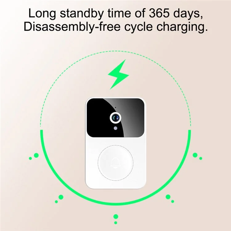X9 Smart Doorbell Prend En Charge La Sonnerie De Sécurité De Sécurité De Sécurité Variable