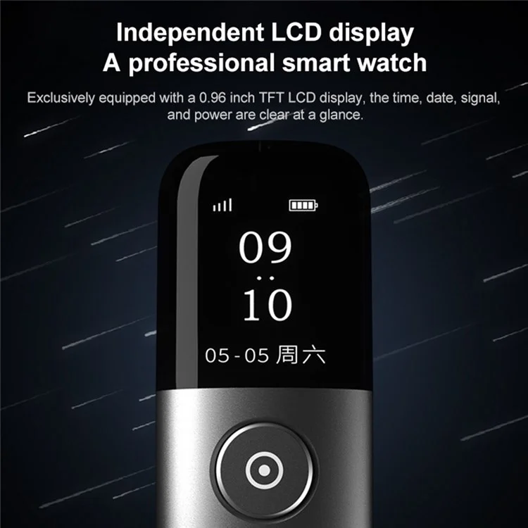 ASING A9 32G Presentation Clicker for Powerpoint Clicker with LCD Screen Multi-function Presenter Remote Pointer Rechargeable Presentation Pointer for Computer Projector (Smart Version) - Blue