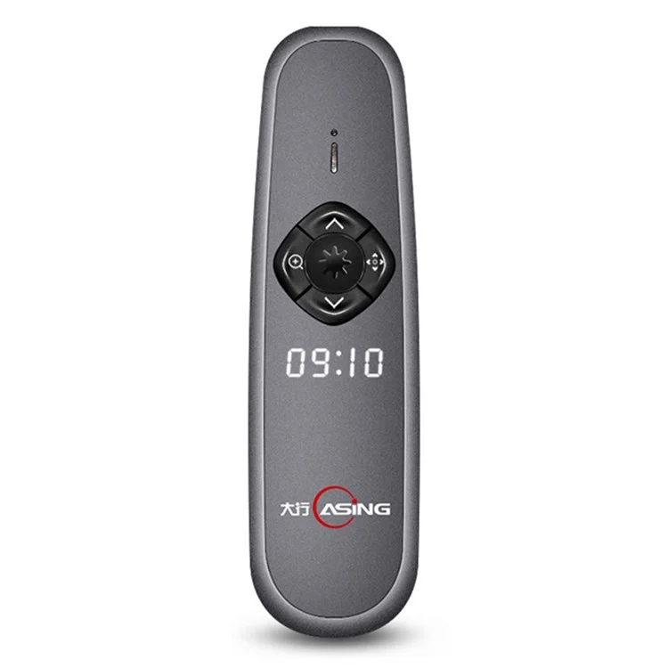 Asing A8 128G 2,4 Ghz Wireless Moderator Remote Für PowerPoint Pointer Präsentation Clicker Laser -seite Wenden Sie Den Stift Mit LED -display Für Geschäftsunterricht (Physical Green Light + Digital Laser)