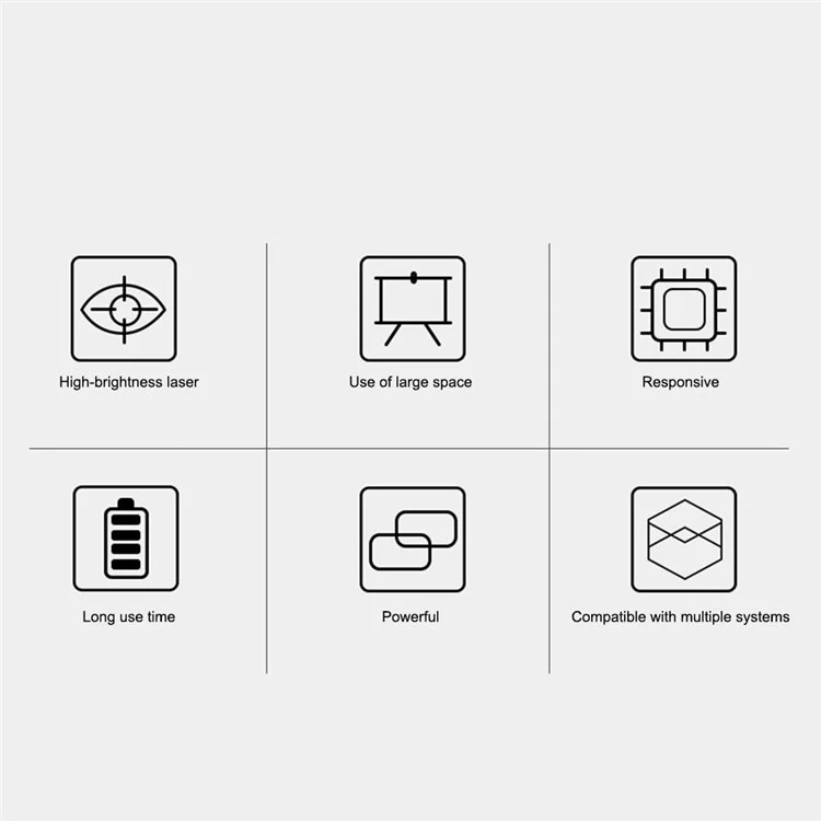ASING A218 Presentation Clicker Electronic Pointer Page Turning Pen Remote Control Pointer with Red Light for PowerPoint