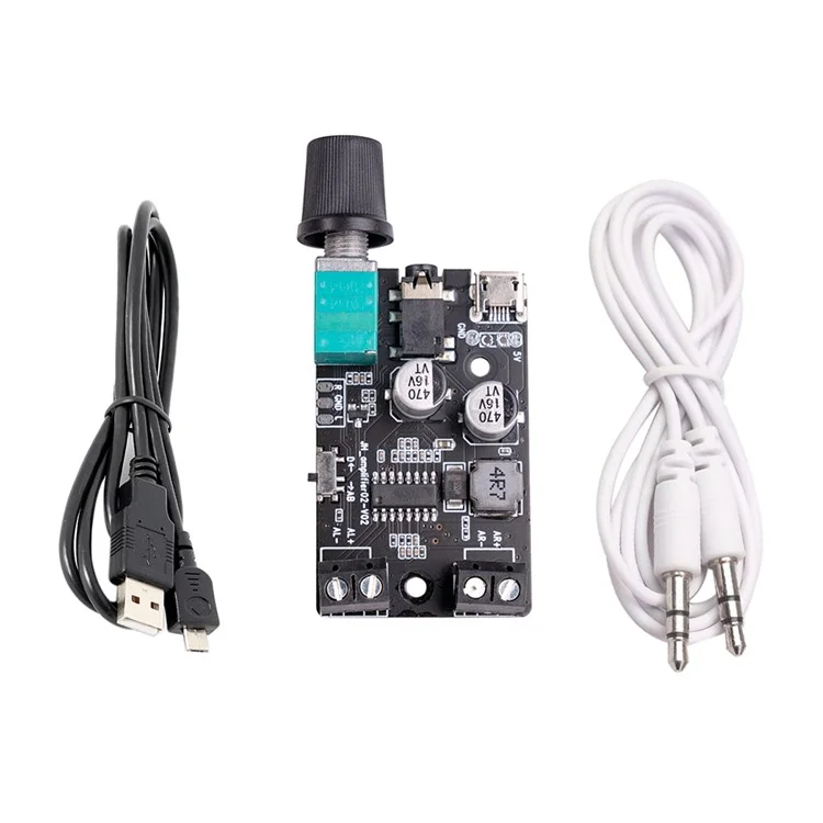 Placa Amplificadora Estéreo LTK5328 5Wx2 Placa Amplificadora Digital de Áudio Dual Channel Módulo Amplificador de Classe D/AB 5V