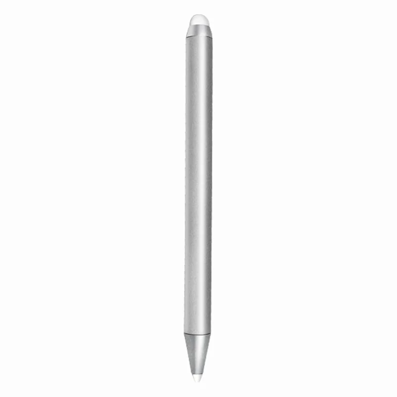 Handheld Infrared Whiteboard Stylus Double-Ended Integrated Pen Stylus with Thick and Thin Nib for Business Meeting Class Teaching - Silver