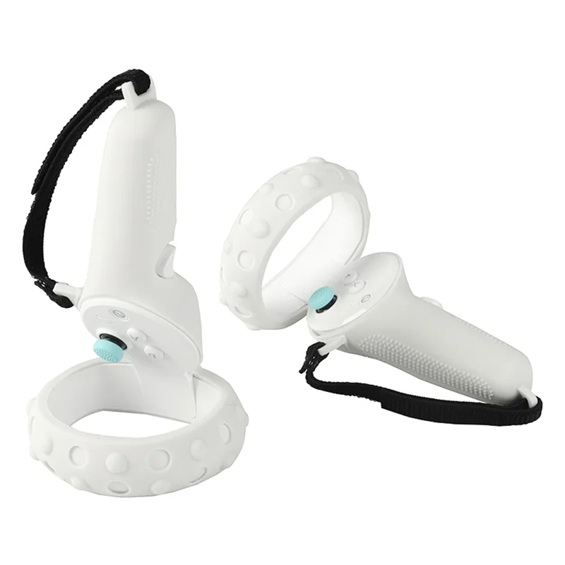 1 par anti-skridt silikone grebbeslag til Pico Neo3 VR-controller tilbehør gamepad håndtagsbeskyttelse - Hvid