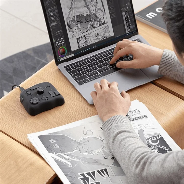 Tourbox Photo Video Editing Console Shortcut Keys Ps Professional Assistant Mini - Keyboard Artist Artist Artist Designer