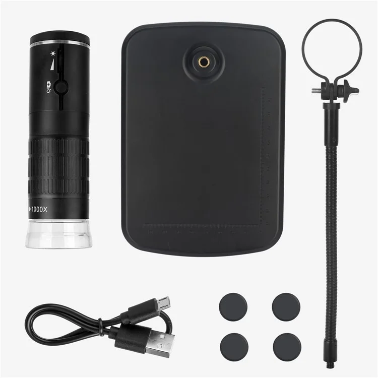 Microscopio digital portátil WiFi F210 con aumento de 50-1000X, microscopio inalámbrico mini para terapia de belleza, soldadura de circuitos