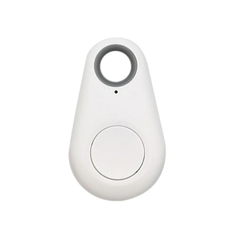 Smart Bluetooth-compatible Item Locator Finder Pet Key Wallet Dog Tracker Anti-Lost Tag Alarm Reminder - White