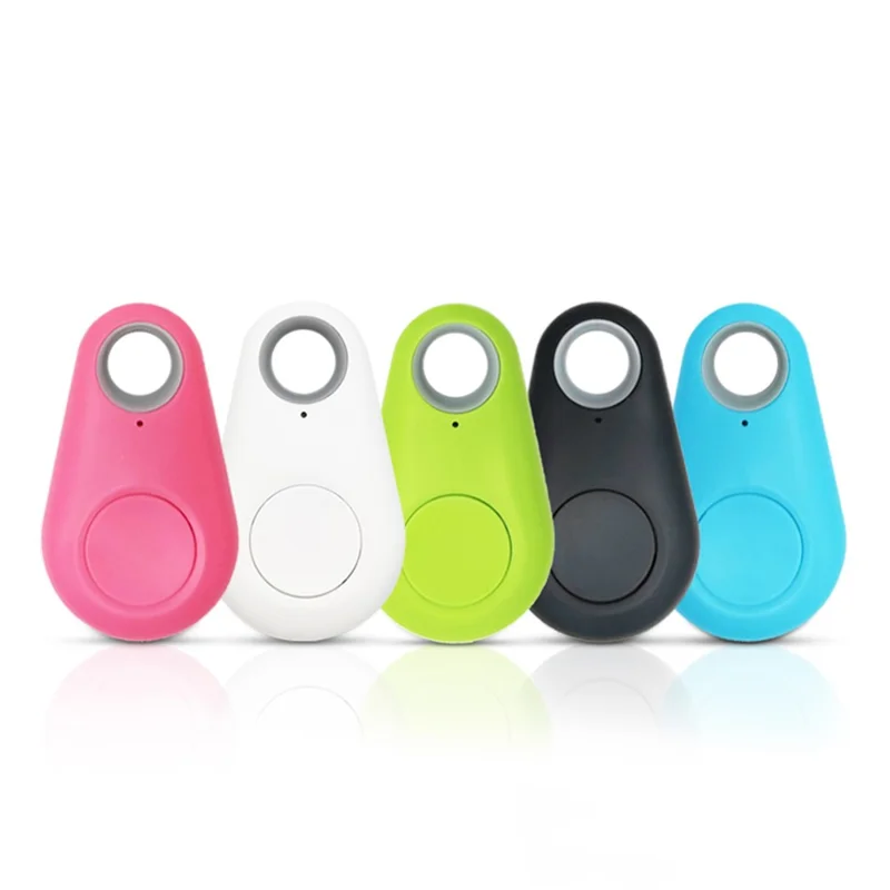 Smart Bluetooth-compatible Item Locator Finder Pet Key Wallet Dog Tracker Anti-Lost Tag Alarm Reminder - White