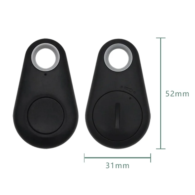 Smart Bluetooth-compatible Item Locator Finder Pet Key Wallet Dog Tracker Anti-Lost Tag Alarm Reminder - White