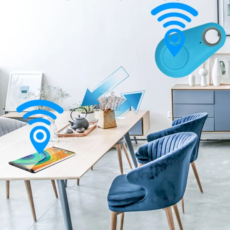 Smart Bluetooth-compatible Item Locator Finder Pet Key Wallet Dog Tracker Anti-Lost Tag Alarm Reminder - Green