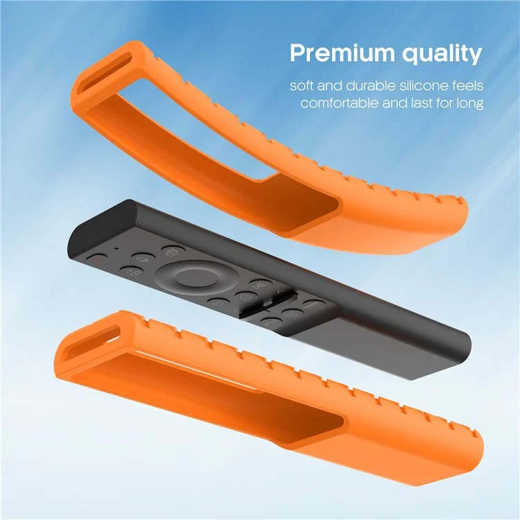 Silikonhülle für Samsung Smart TV BN59 Serien Fernbedienung Rhombus Design Schutzhülle - Orange