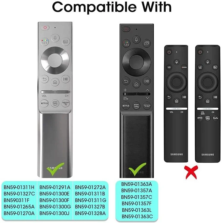 Silikonhülle für Samsung Smart TV BN59 Serien Fernbedienung Rhombus Design Schutzhülle - Orange