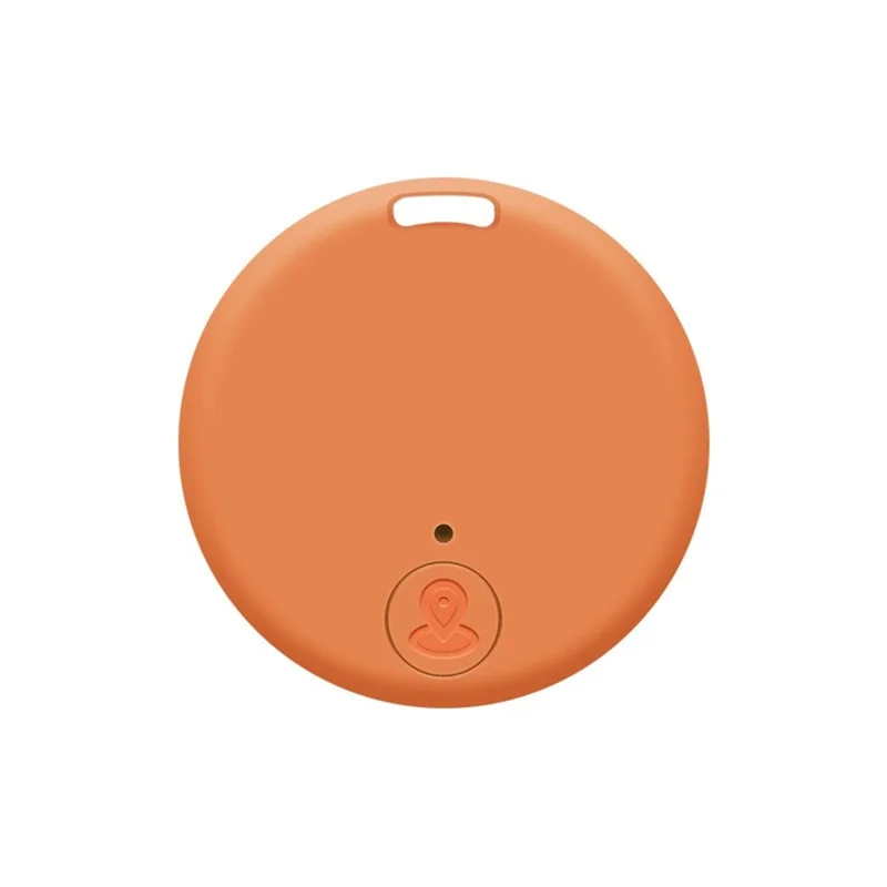 Y02 Round Shape Bluetooth-compatible 5.0 Tracker Item Locator with Key Chain Hole for Keys Wallets Phones Tablets - Orange