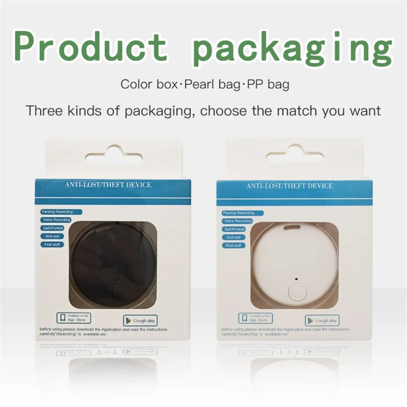 Y02 Round Shape Bluetooth-compatible 5.0 Tracker Item Locator with Key Chain Hole for Keys Wallets Phones Tablets - Orange