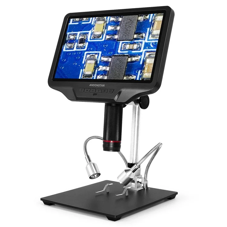 ANDONSTAR AD409 10.1 inch 300X 1080P Digital Microscope for Mobile Phone Repair Soldering Tool Support WiFi / PC / HD - US Plug