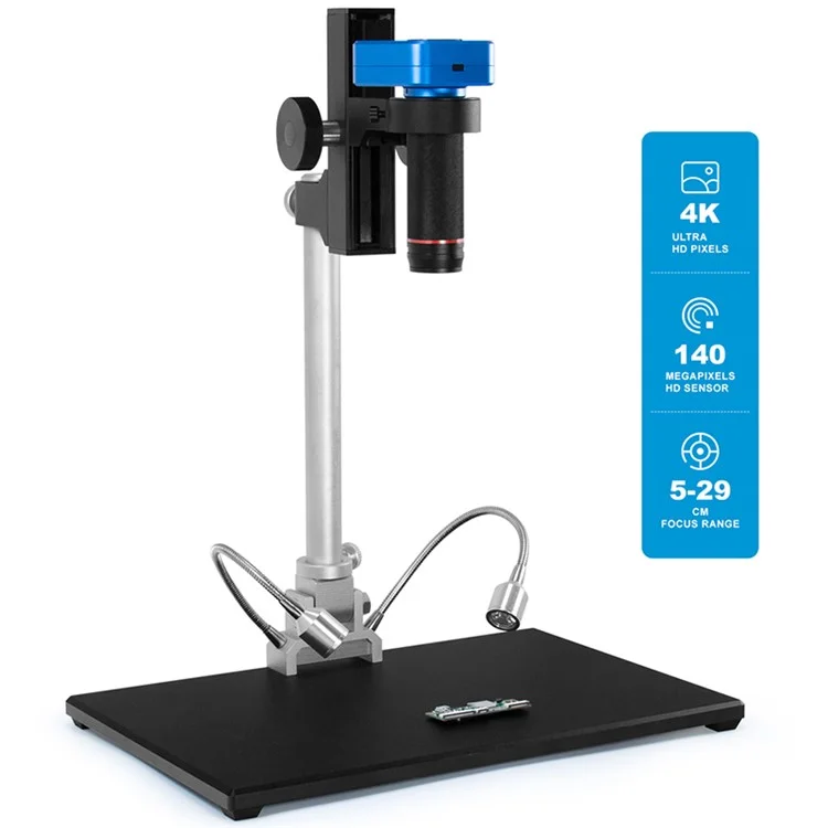 ANDONSTAR AD1605 4K Ultra HD Electric Microscope Industrial Camera Electronic Magnifier with LED Lights for Mobile Phone / Watch / Jewelry / Jade - UK Plug
