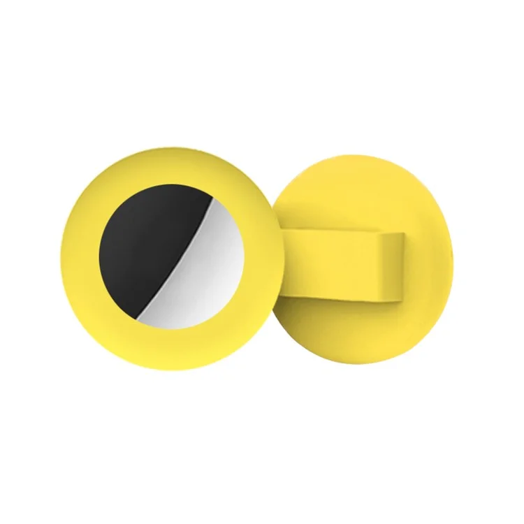 Per Una Custodia Protettiva di Protezione di Mele Per Cani da Gatto Silicone Cover di Protezione Morbida di Protezione, Dimensioni S / 16mm - Giallo
