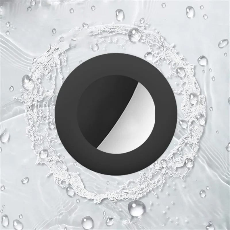 For Apple AirTag Protective Case Dog Cat Tracker Silicone Cover Soft Protection Shell, Size S / 16mm - Red